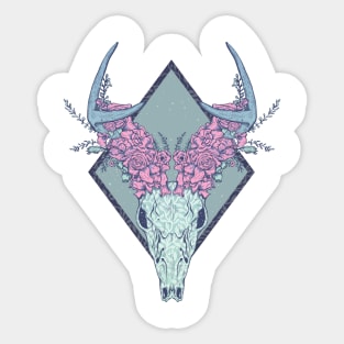 Deer skull Sticker